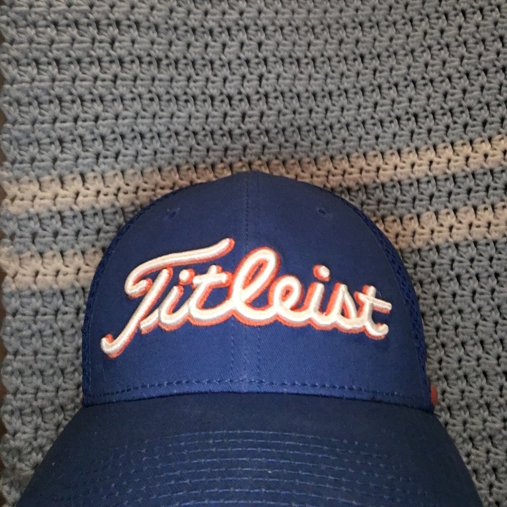 Royal blue Titleist hat